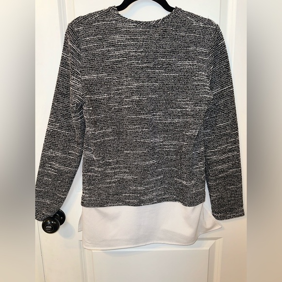 Calvin Klein Grey Knit Blouse - Picture 9 of 10